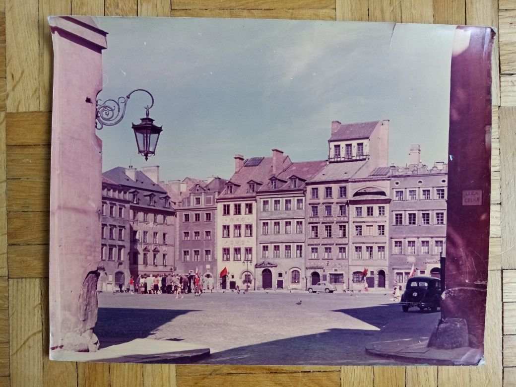 Zdjęcie Warszawa Rynek Starego Miasta ul. Celna lata 50 wym 29x22,5 cm