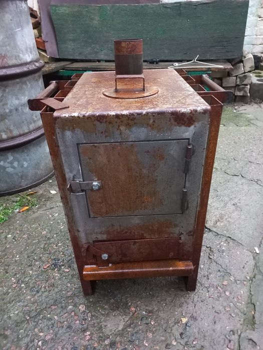 Конвекционная печь буржуй с варочной поверхностью