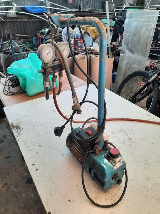 Máquina de carregar gaz para frigorífico e arcas