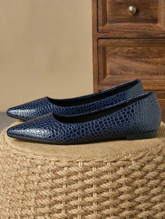 Granatowe baleriny r. 45