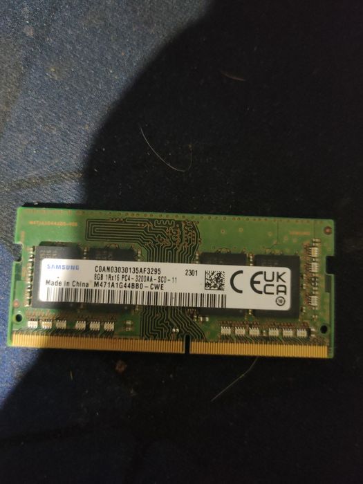 Оперативная память ddr4 Samsung 8 gb
