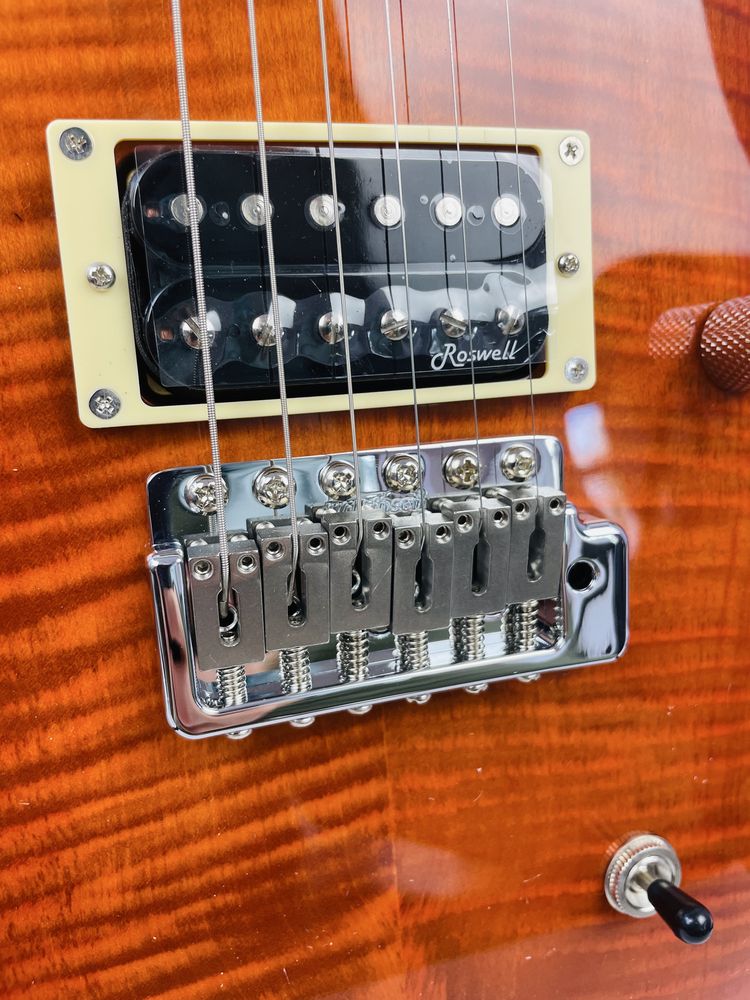 Harley Benton CST-24T Amber Stripes gitara elektryczna typu prs