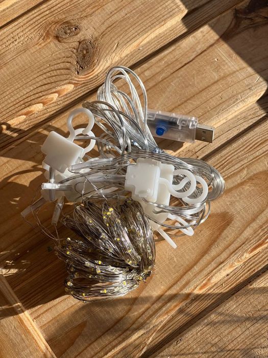 Гірлянда штора usb 3*3, гирлянда штора usb, гирлянда штора з пультом