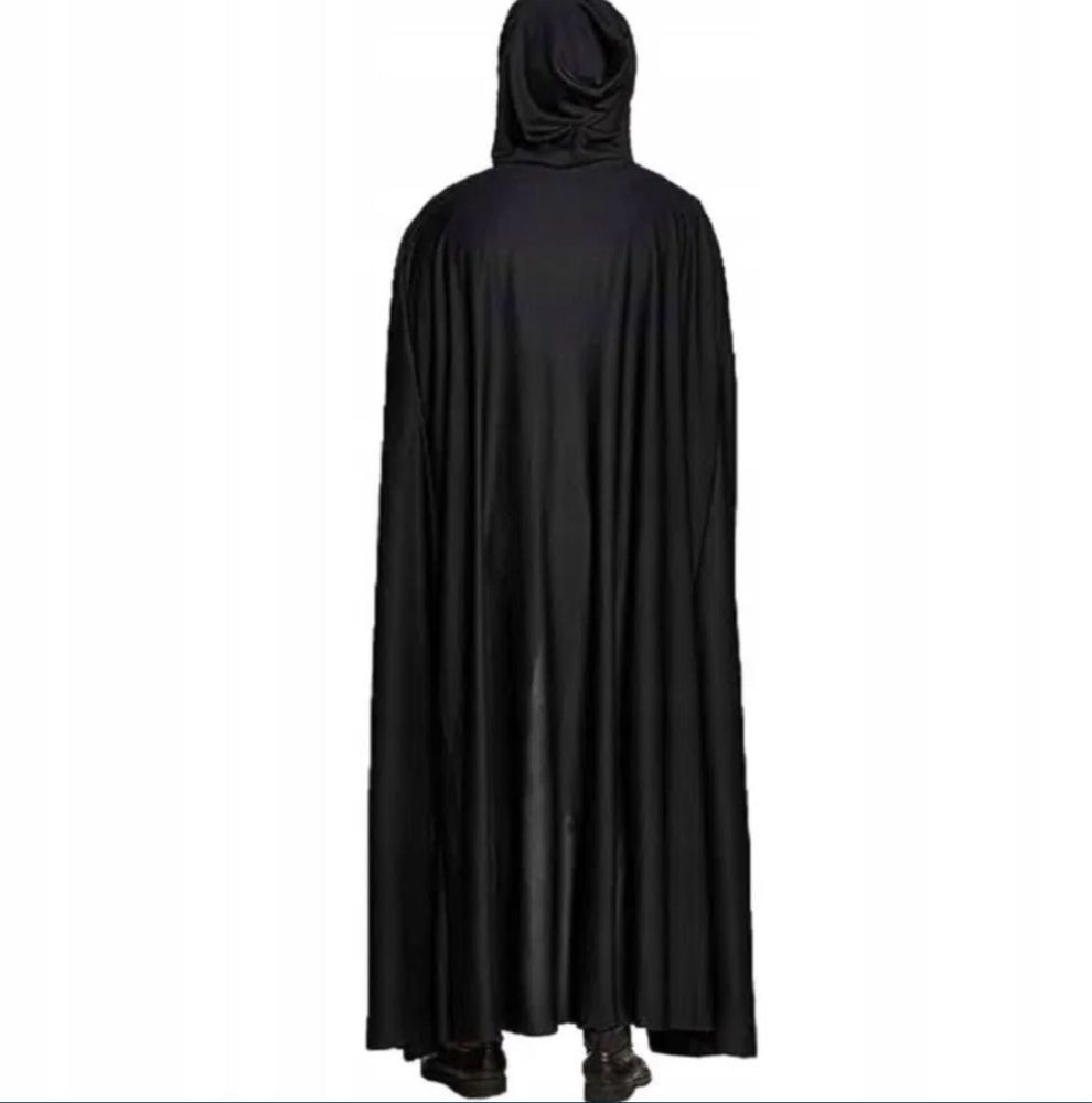 STRÓJ DUCH ŚMIERĆ KRZYK PELERYNA + maska halloween 180 cm