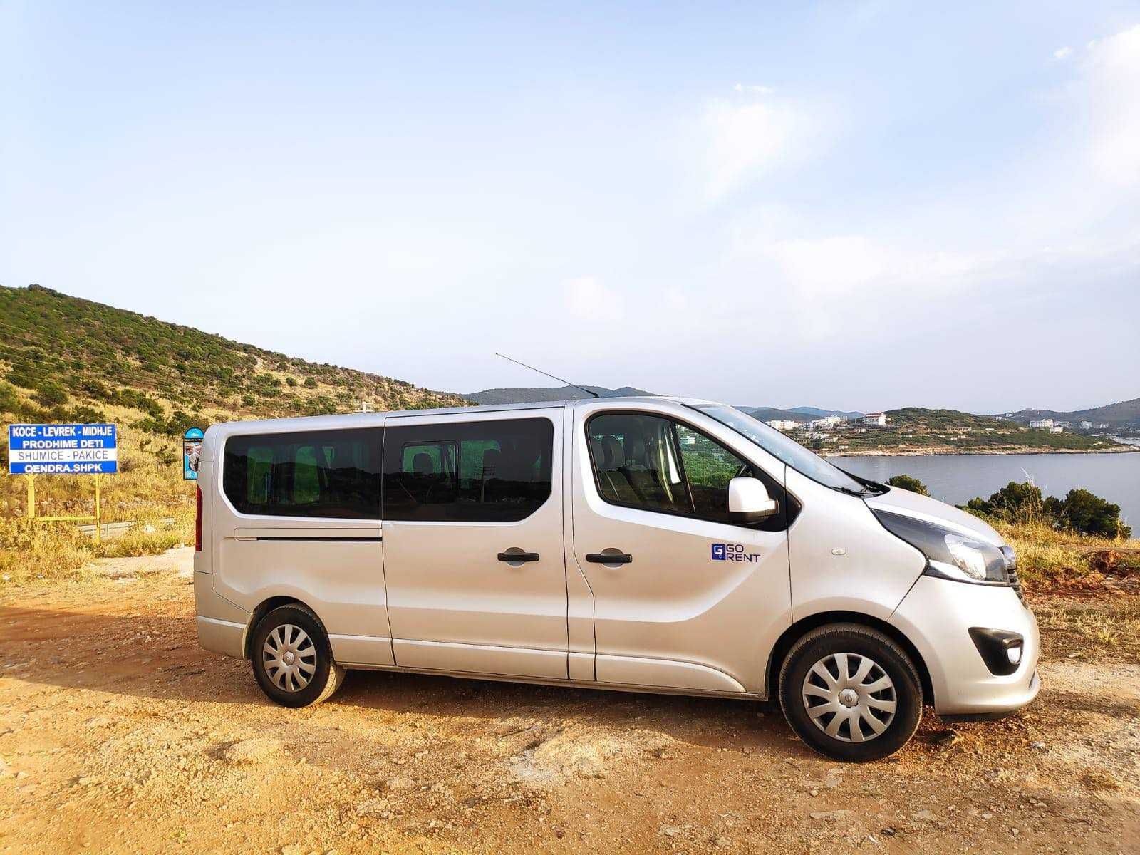 Wynajem busa 9-osobowego Opel Vivaro!! Winiety !! Wolne wakacje !!