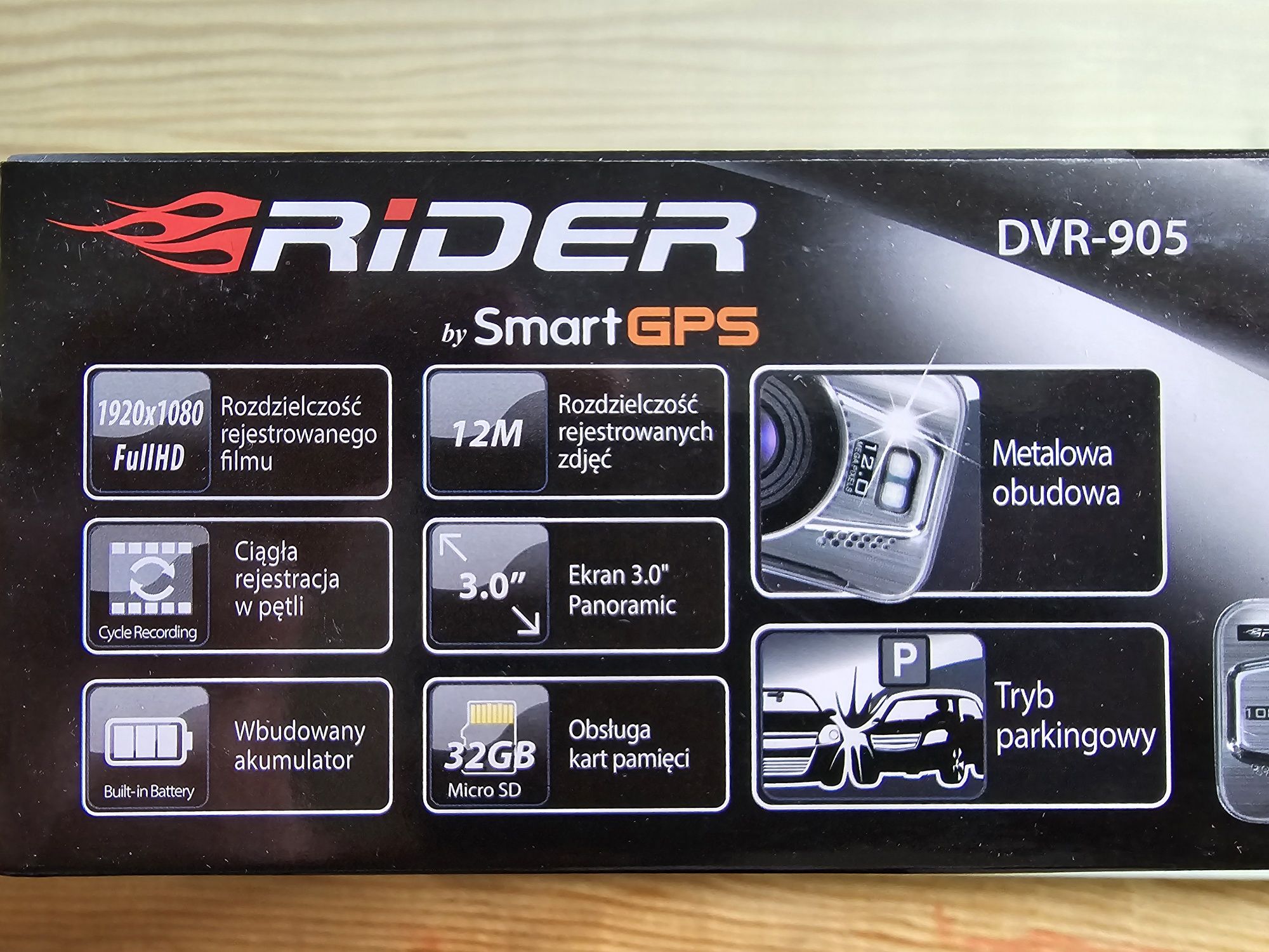 Rider Smart GPS - DVR-905 - wideo rejestrator - nowy!