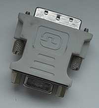 Przejściówka adapter z DVI-I (24+5) na VGA (D-SUB)