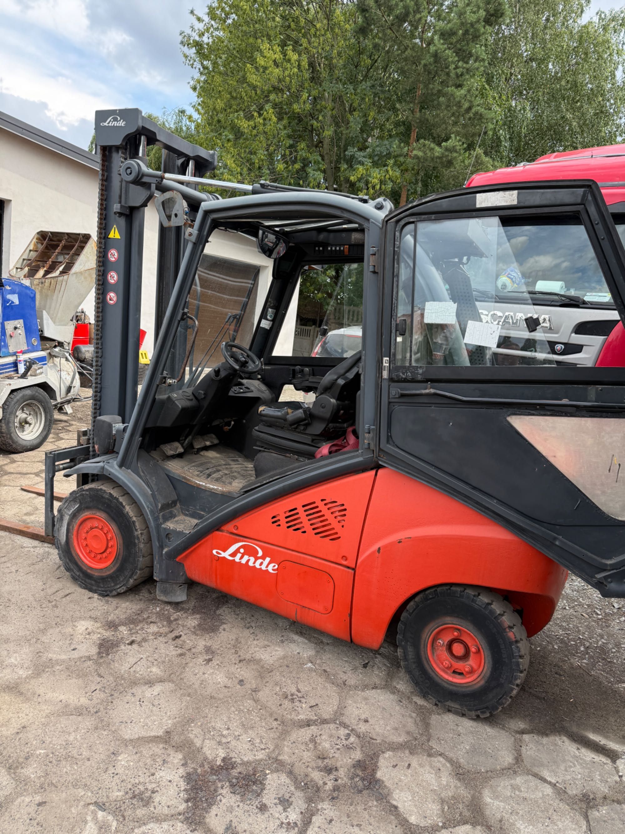 Wózek widłowy Widlak LINDE H35D 3,5 tony Udźwigu 2009 rok duplex
