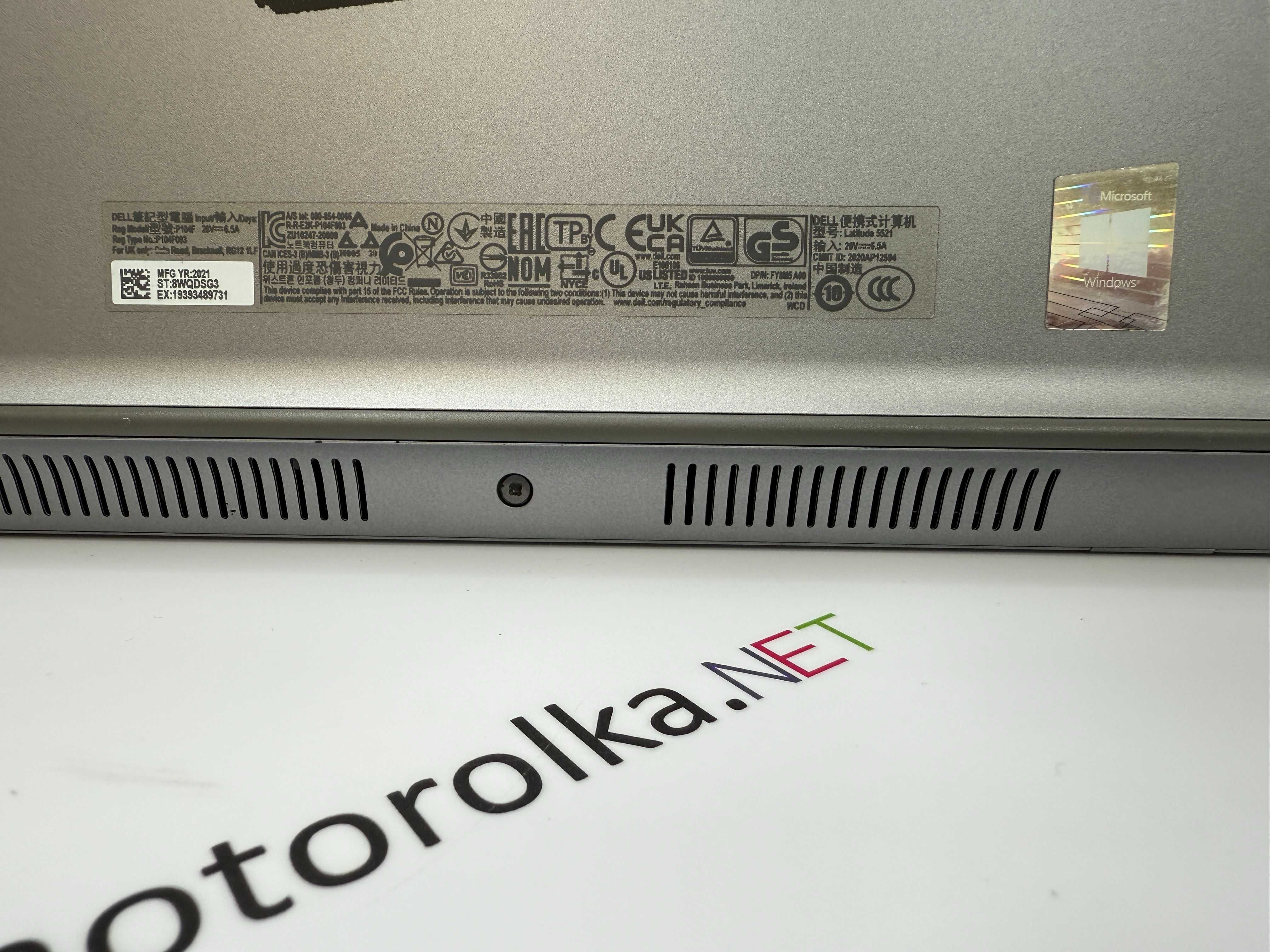 Ноутбук Dell Latitude 5521 15,6" FullHD/i7-11800H/16 RAM/256 SSD №3