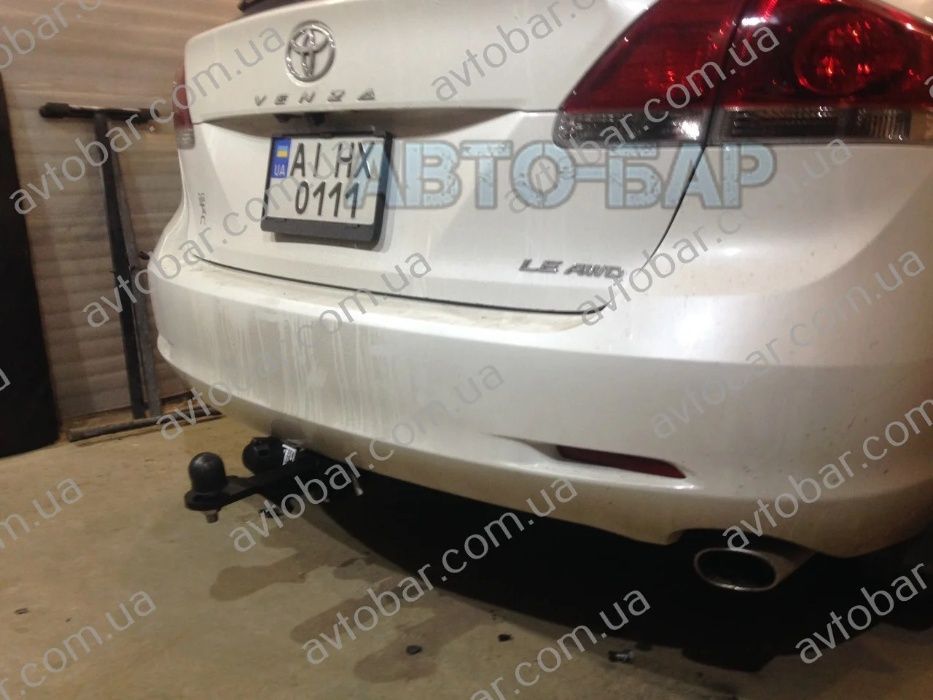 Фаркоп Toyota Venza без подрезки бампера. Прицепное Тойота Венза