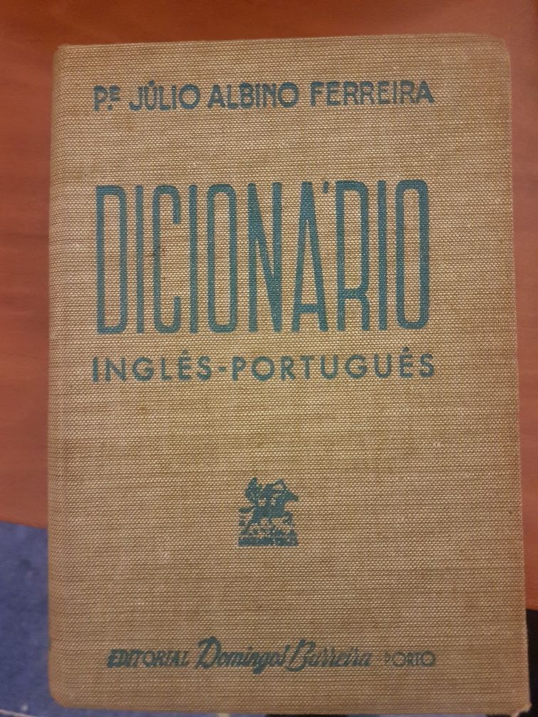 Dicionario antigo inglês portugues 1951
