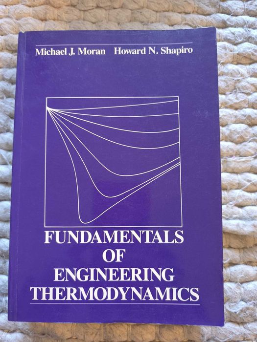 Livro "Fundamentals of Engineering Thermodynamics" de Moran e Shapiro