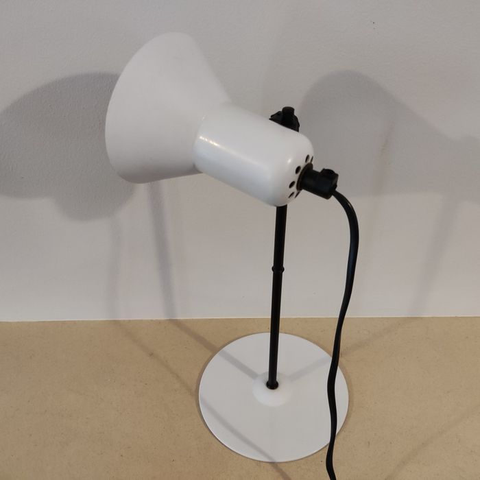 Pequeno candeeiro branco "Veneta Lumi" - Vintage Space Age 70´s