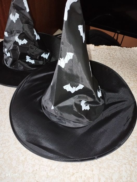 Капелюх святковий НОВИЙ  театральний   відьмочки головний Убір кожан