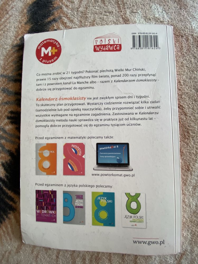 Matematyka kalendarz ósmoklasisty