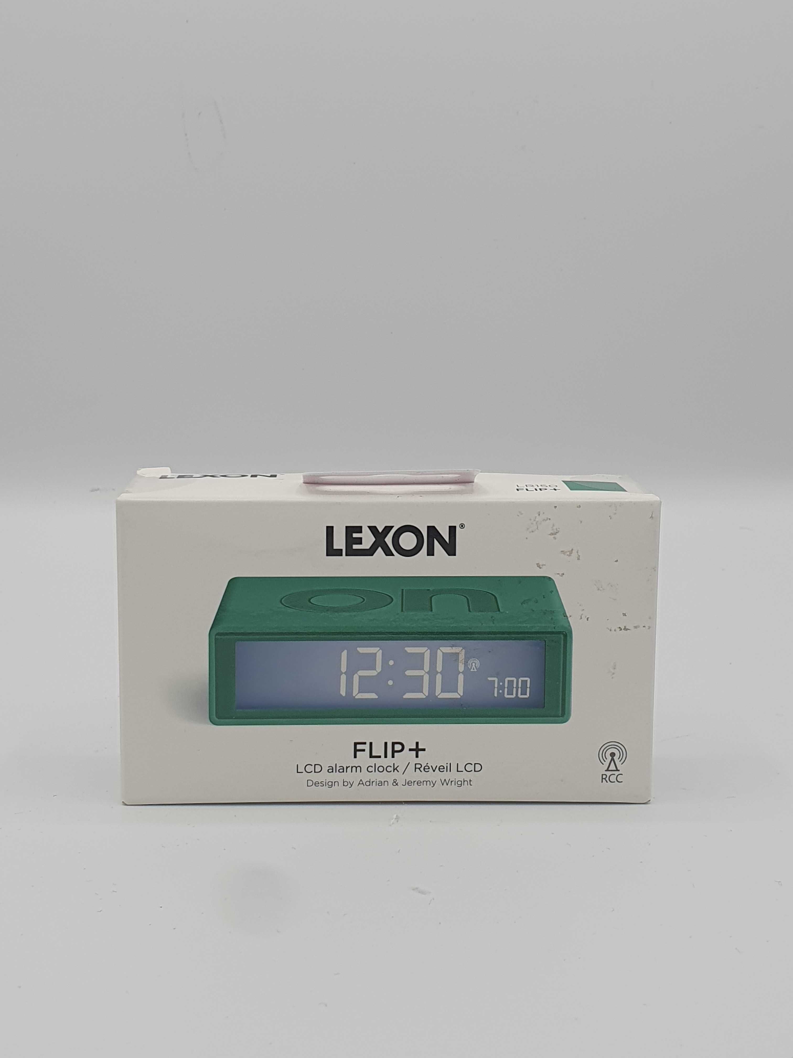 Budzik odwracalny LCD Lexon FLIP+