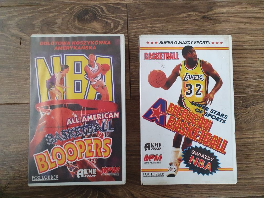 American Basketball NBA Basketball Bloopers 2 x VHS
