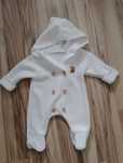 Kombinezon biały handmade chrzest