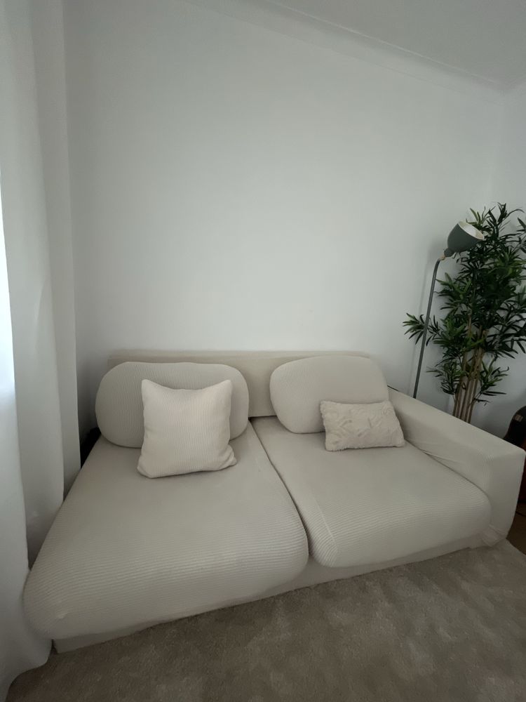 Sofa retratil com chaise longue