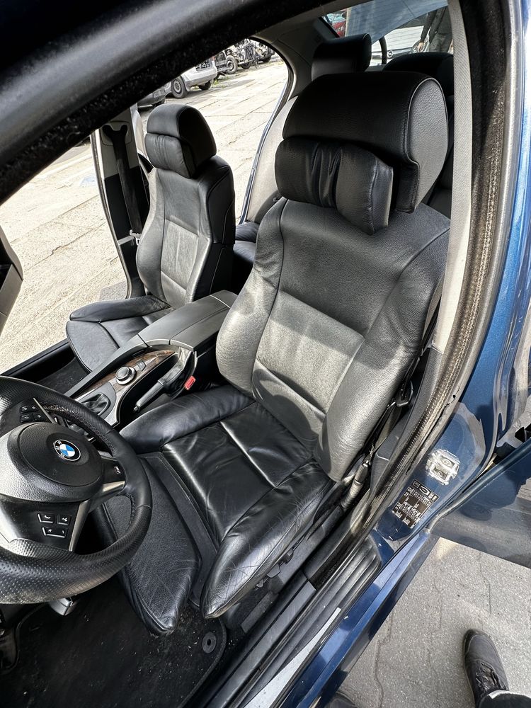 BMW E60 Lift 30 6D3 Mysticblau automat na części tylko części Mpakiet