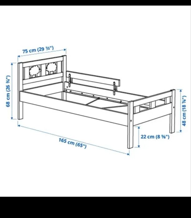 Ikea kritter+ матрас