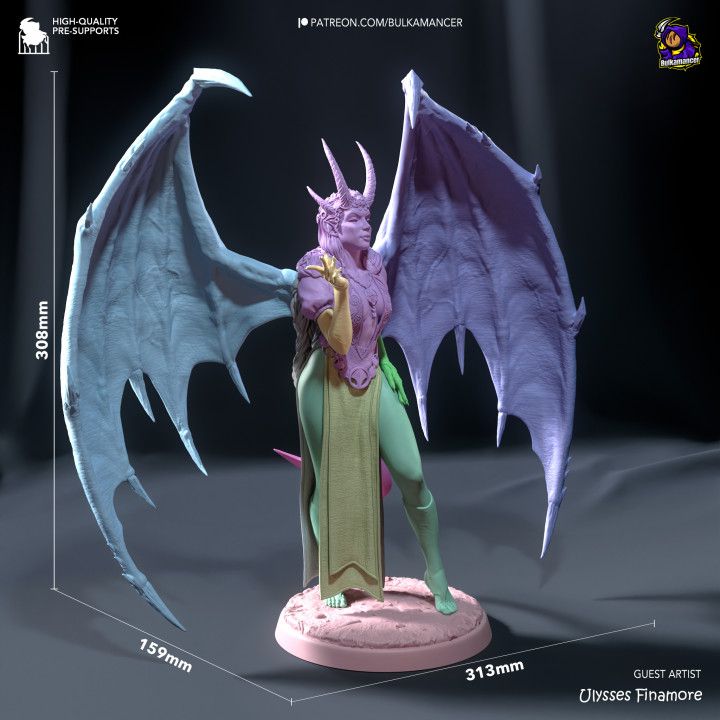 Mizora - figurka inspirowana grą Baldur's Gate 3