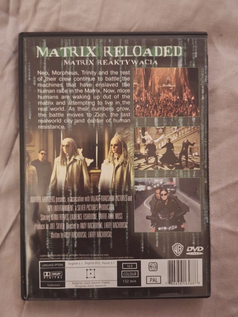 Matrix reaktywacja matrix reloaded DVD