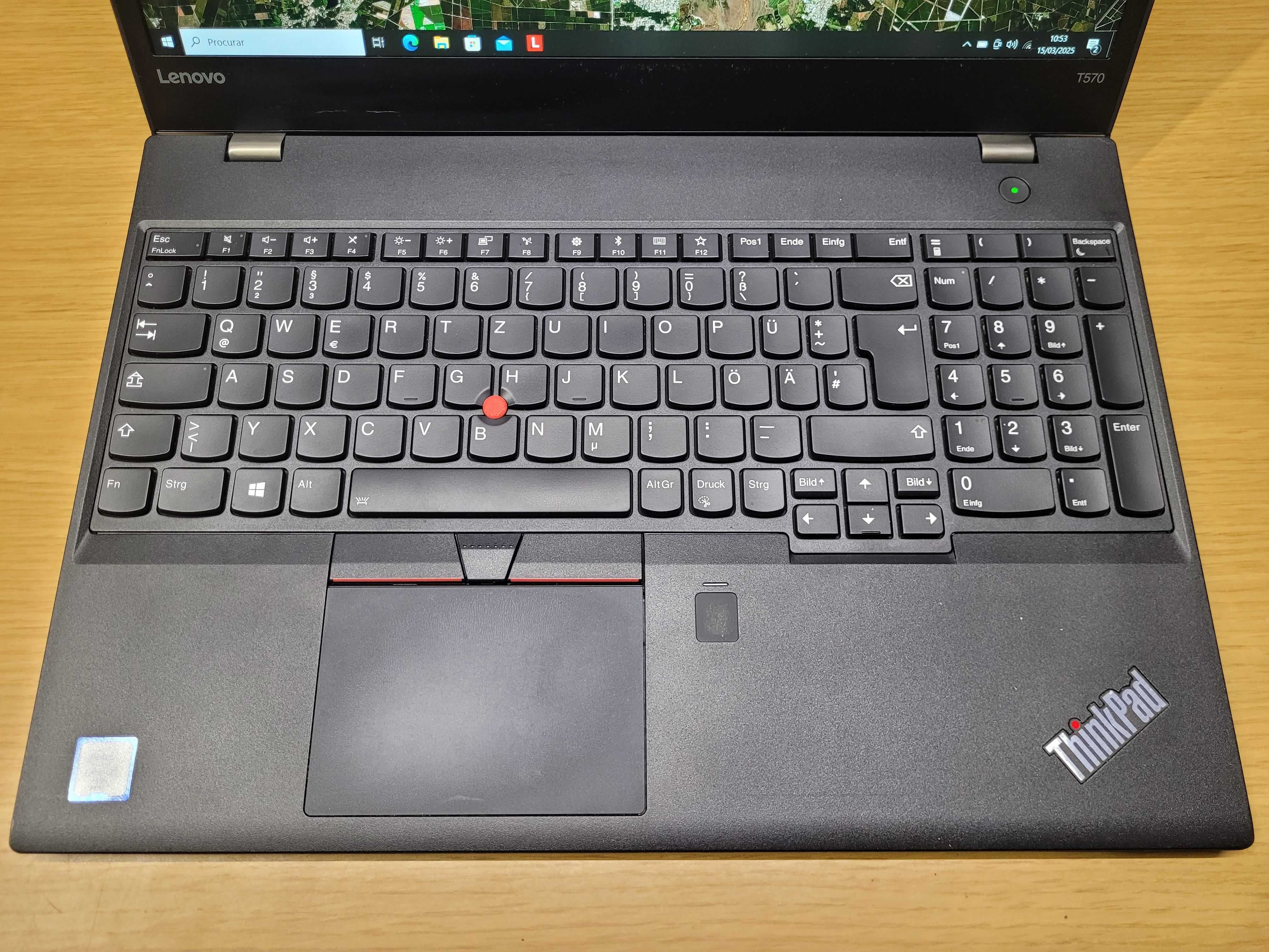 Lenovo ThinkPad T570 i5 / 8GB / 256GB / 15.6" FHD / bateria 24 + 48 Wh