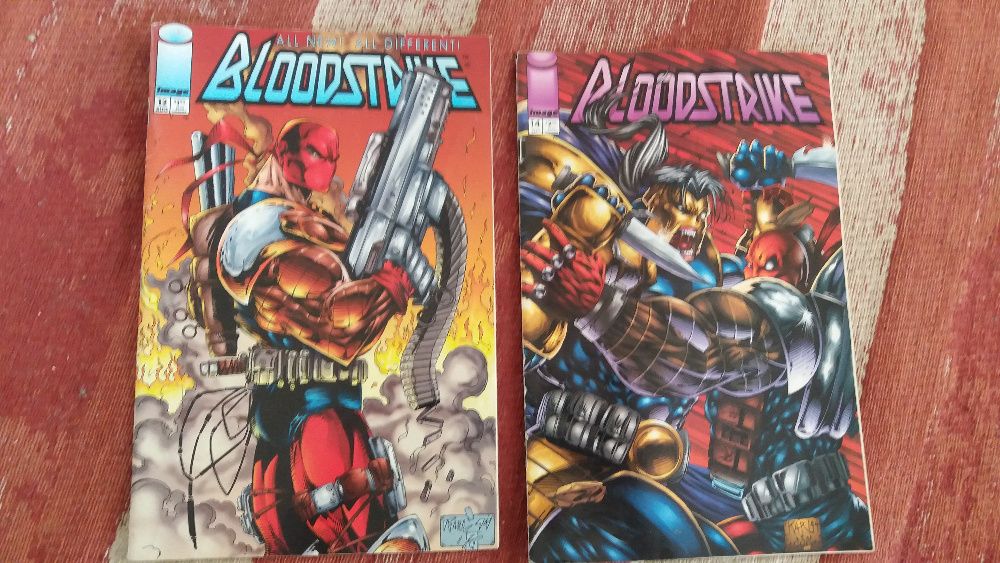 Stormwatch / Bloodstrike / Batman BD Comics 90s