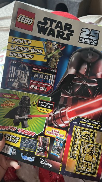 Ювілейний журнал полською мовою Lego Star Wars з картками та коробкою