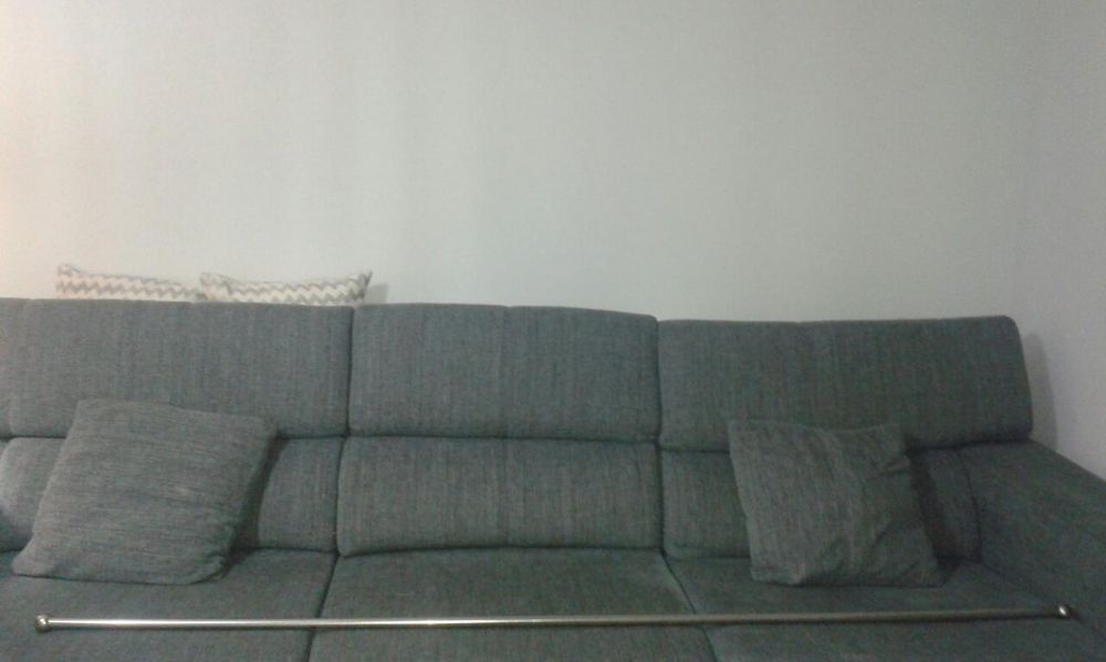 Varão de cortinado com 2metros + terminais bola do Leroy Merlin