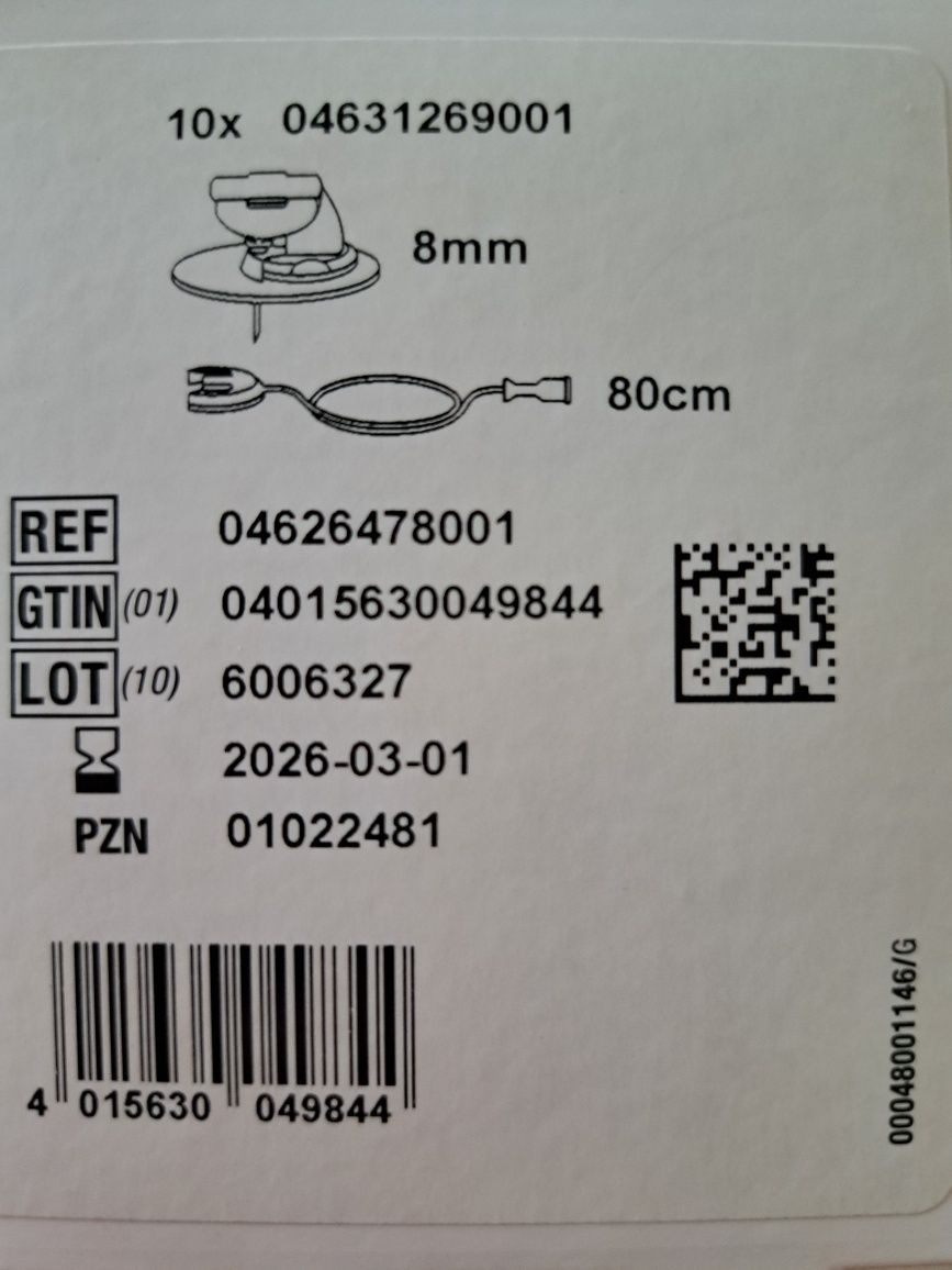 Accu Chek Flex Link 8/80, nowe, darmowa wysyłka.