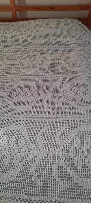 Colcha em crochet