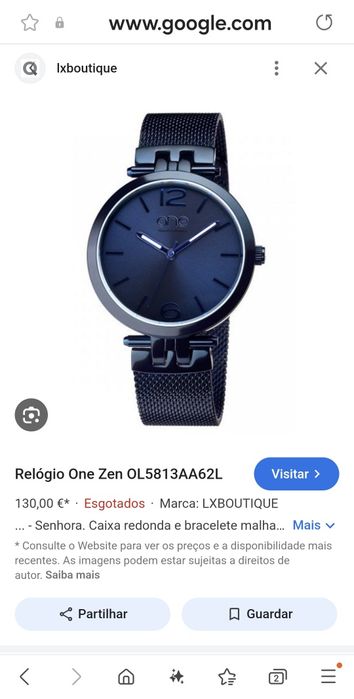 Relogio One Azul