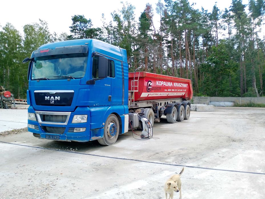 Zestaw MAN TGX + Naczepa Fliegl
