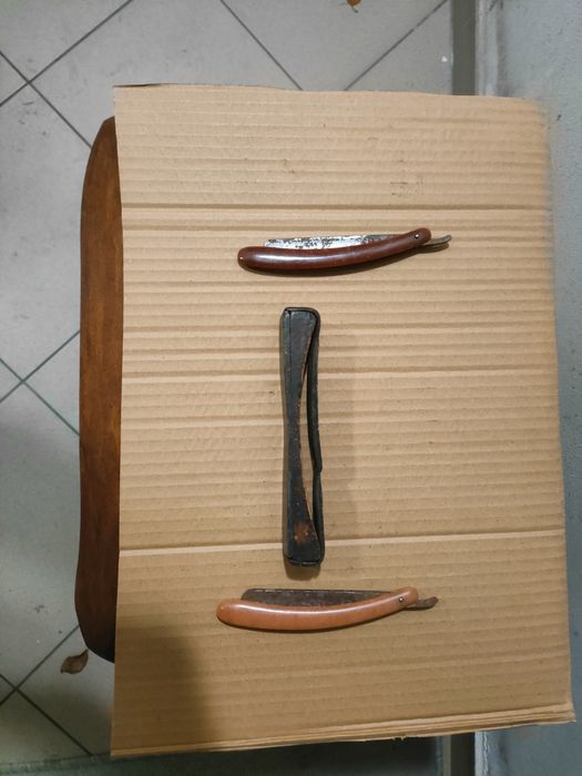 Brzytwa +Ostrzałka Kolekcjonerskie