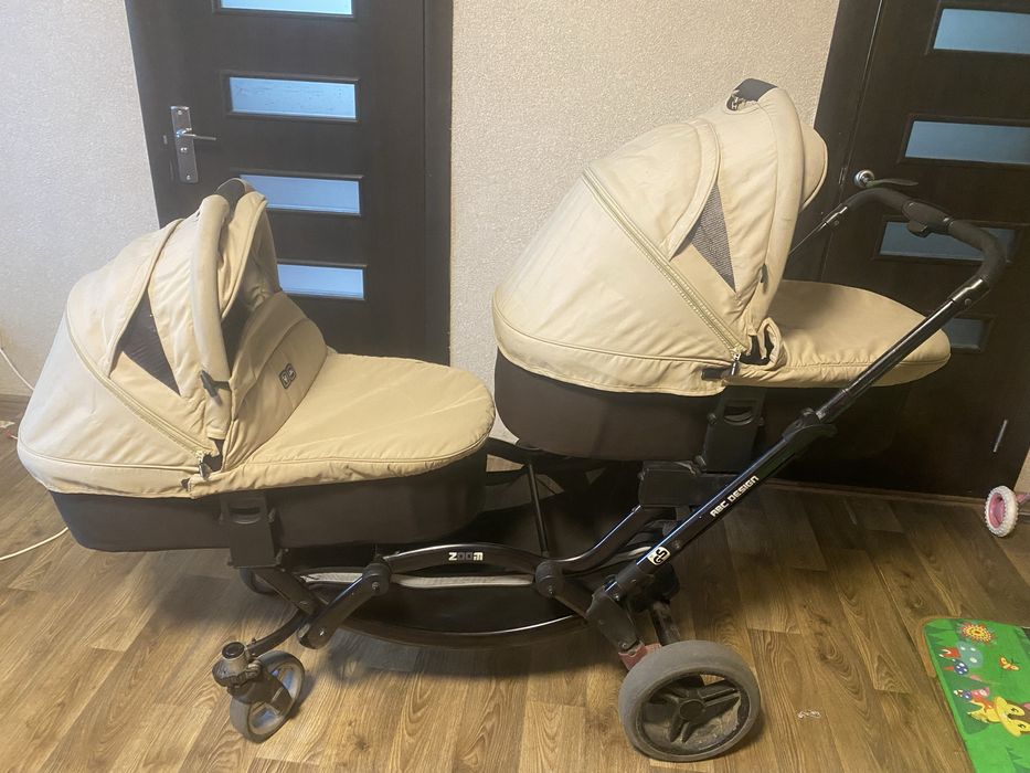 Коляска для двійні, для погодок