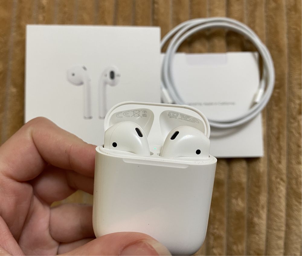 Наушники Apple AirPods 2 аирподс 2 оригинал ,коробка, гарантия