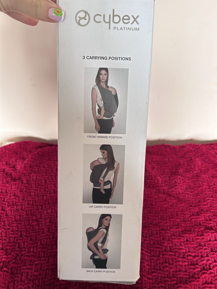 Cybex Yema Tie nosidełko Koi Karp bardzo dobry stan po pralni
