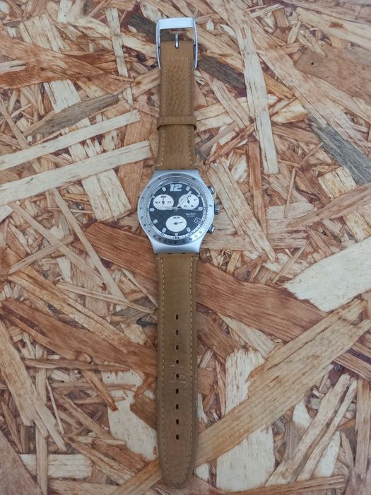 Relógio Swatch a trabalhar