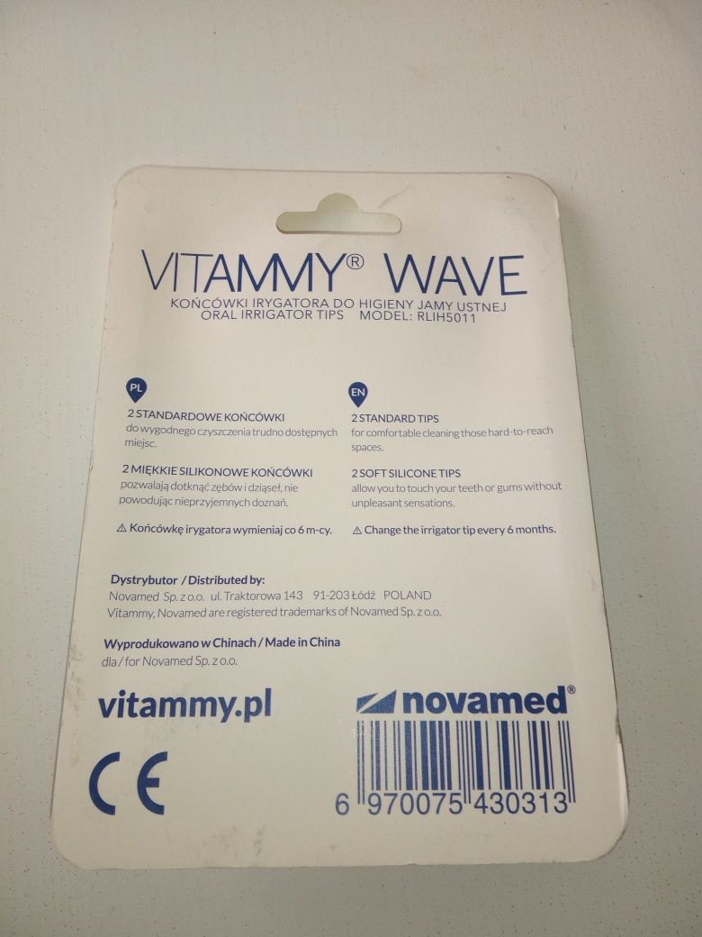 Końcówki do irygatora Vitammy Wave