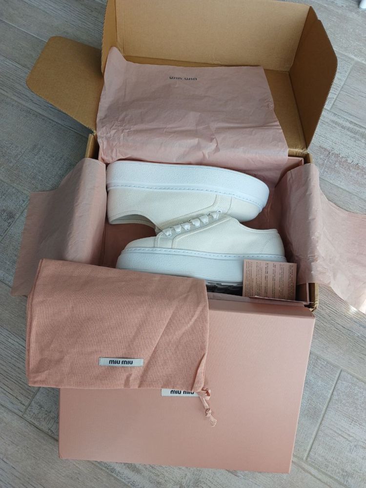 Кеди Miu Miu 38;39 кеды кросівки