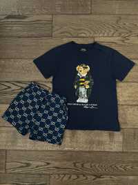 Комплект Polo Ralph Lauren футболка с мишками и шорты , 8 лет