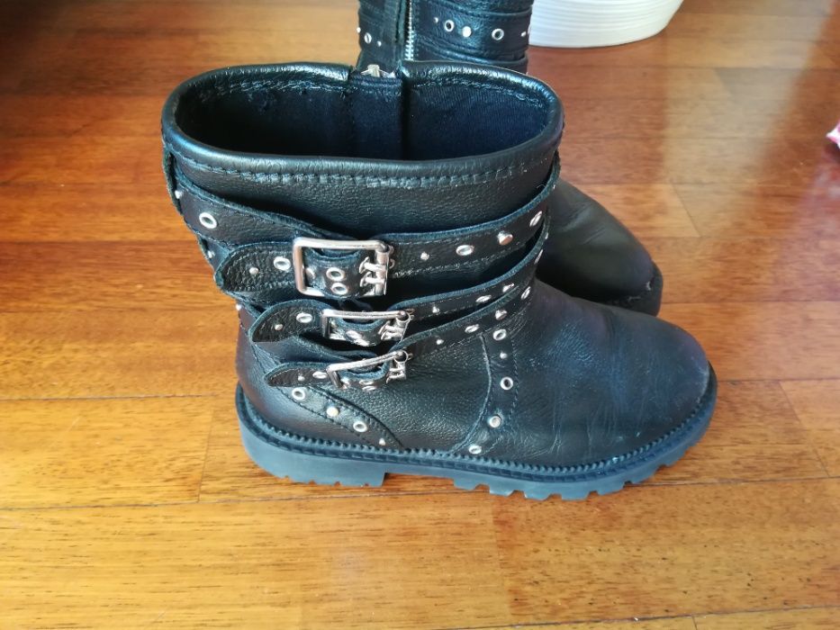 Botas menina Zara tamanho 33