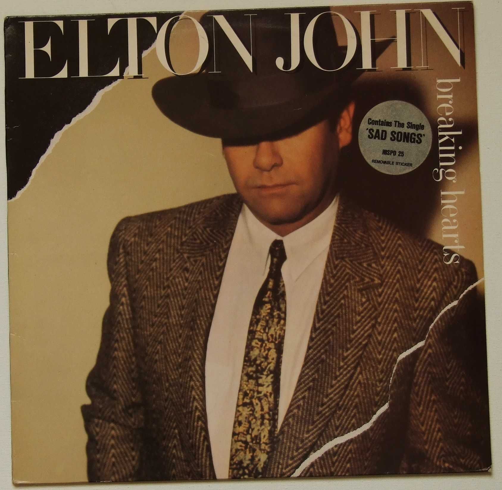 Elton John - Breaking Hearts, UK, EX, LP