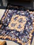 Reine seide jedwabna chusta apaszka silk premium piekna vintage