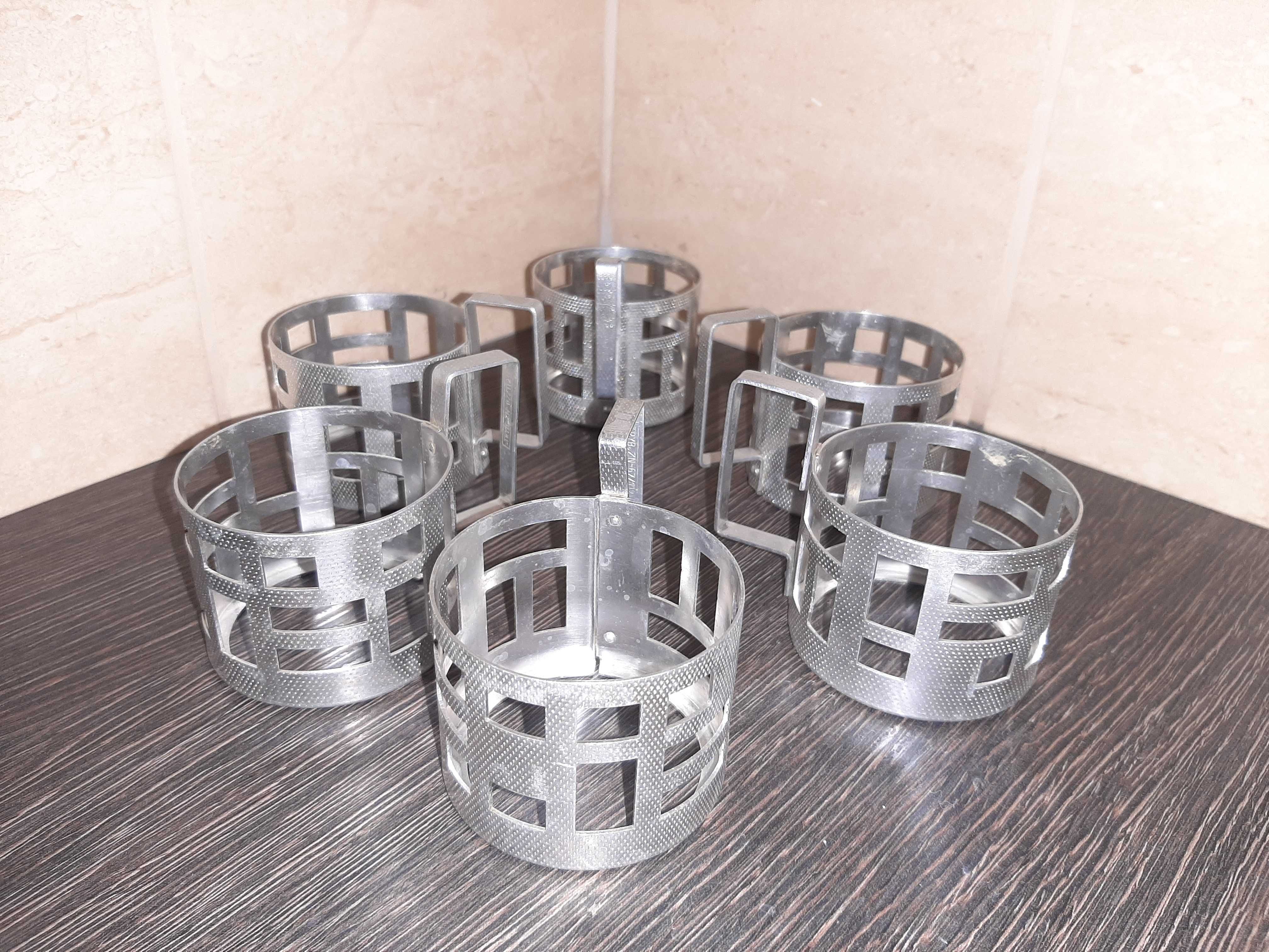 Koszyczki 6 sztuk aluminium