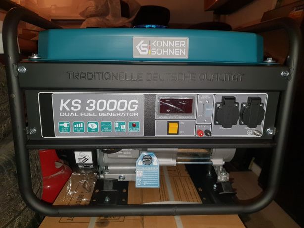 Генератор KS 3000G газ/бензин в наявності.