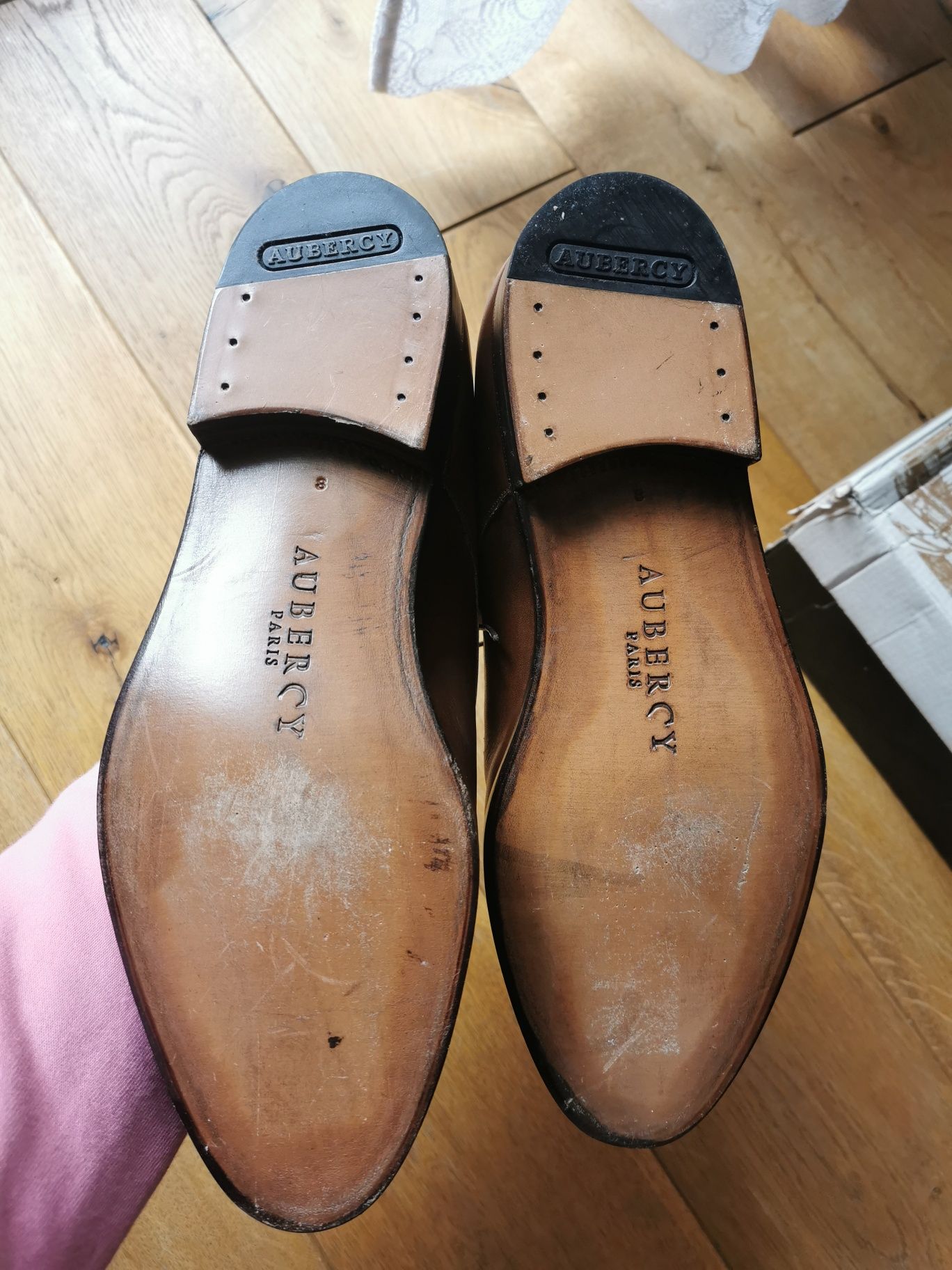 Aubercy Paris męskie buty wizytowe r. 41 marka premium jak Kazar