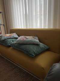 Sofa Cama Novo Mostarda